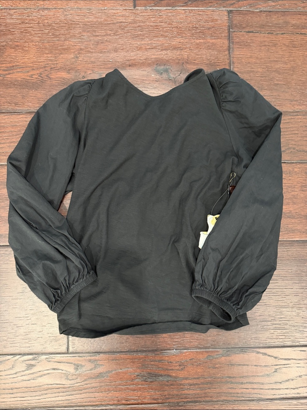 Nation LTD Black Puff Sleeve Blouse